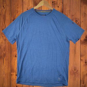 Smartwool Merino 150 T-Shirt Base Layer Mens Sz L Blue